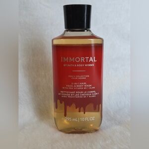 Bath & Body Works Immortal Men's 3 In One Body Wash - Red and Gold